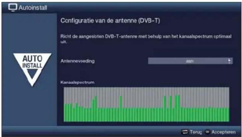 TECHNISAT TechniVision 32 HD - Configuratie van de antenne (DVB-T) - 1