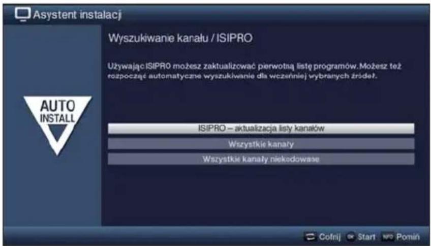 TECHNISAT TechniVision 32 HD - Wyszukiwanie kanału / ISIPRO tylko DVB-S - 1