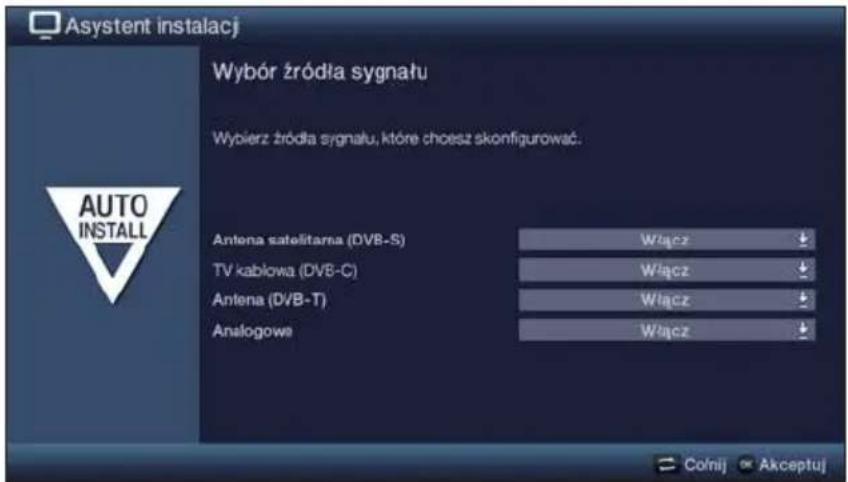 TECHNISAT TechniVision 32 HD - Wybór źródła sygnału - 1
