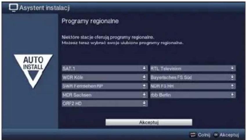 TECHNISAT TechniVision 32 HD - Programy regionalne - 1