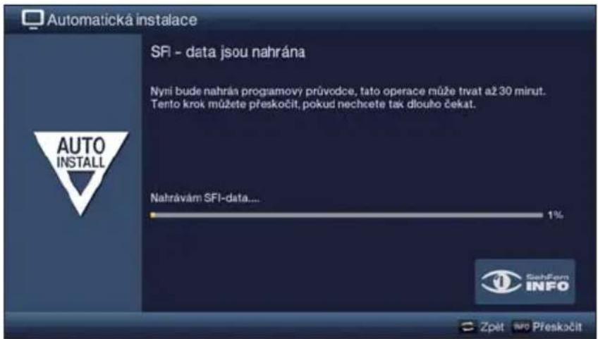 TECHNISAT TechniVision 32 HD - SFI - data jsou nahrána - 1