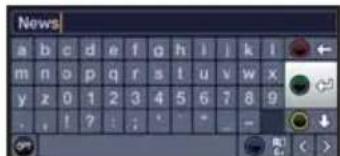 TECHNISAT TechniVision 32 HD - Virtual keyboard - 1