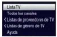 TECHNISAT TechniVision 26 HD - Selección de opciones - 1