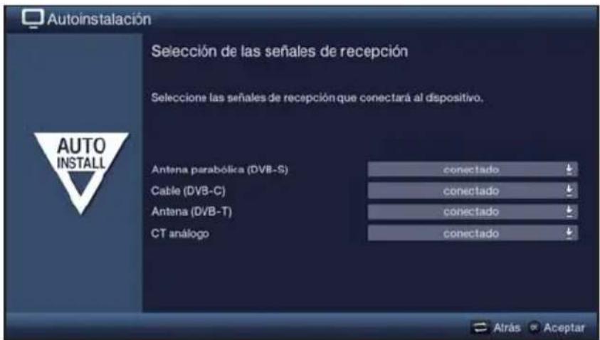 TECHNISAT TechniVision 26 HD - Selección de las señales de recepción - 1
