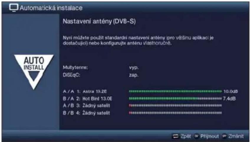 TECHNISAT TechniVision 26 HD - Konfigurace antény (DVB-S) - 1
