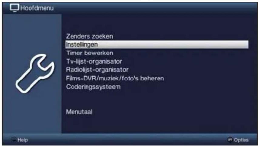 TECHNISAT TechniVision 26 HD - Het hoofdmenu opvragen en door de menu's / functies bladeren - 2