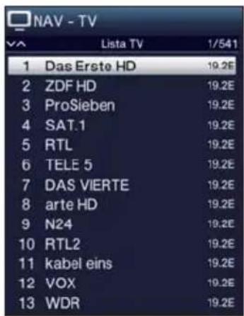 TECHNISAT TechniVision 26 HD - Za pomocą listy kanałów - 1