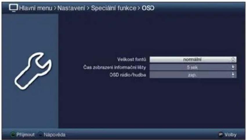 TECHNISAT TechniVision 26 HD - Seznam voleb - 1