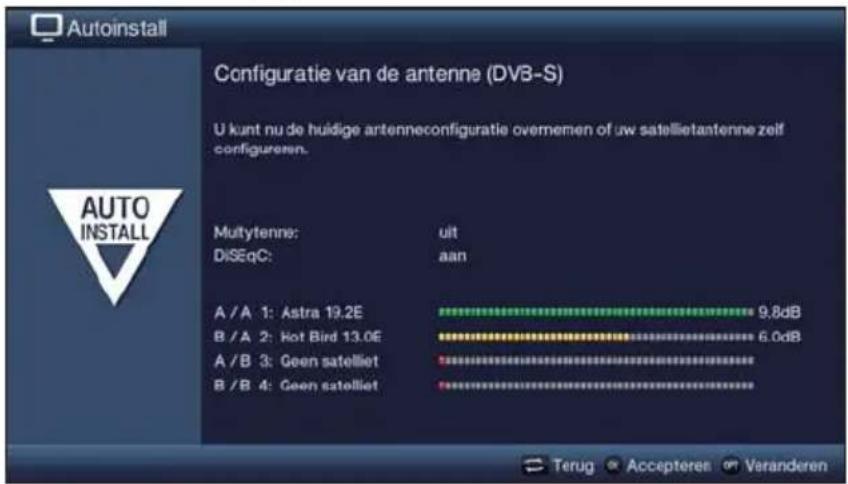 TECHNISAT TechniVision 26 HD - Configuratie van de antenne (DVB-S) - 1