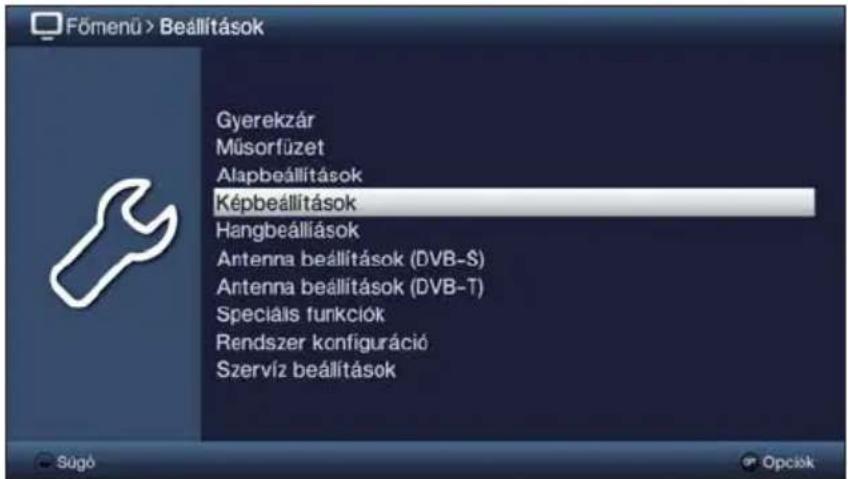 TECHNISAT TechniVision 26 HD - A főmenü megnyitása, és navigálás a menük / funkciók között - 4