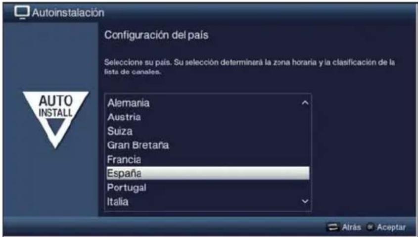 TECHNISAT TechniVision 26 HD - Configuración del país - 1