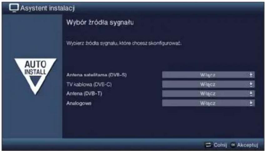 TECHNISAT TechniVision 26 HD - Wybór źródła sygnału - 1