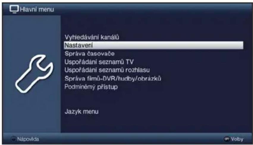 TECHNISAT TechniVision 26 HD - Spuštění hlavního menu a navigace v nabídkách/funkcích - 2