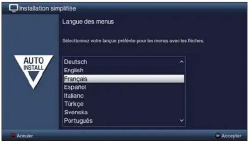 TECHNISAT TechniVision 26 HD - Langue des menus - 1