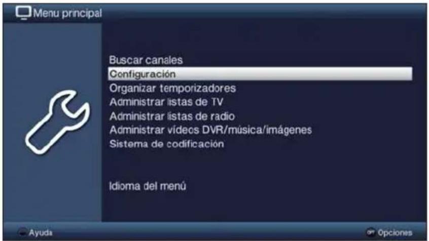 TECHNISAT TechniVision 26 HD - Acceso al menú principal y navegación por menús / funciones - 2