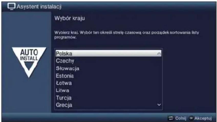 TECHNISAT TechniVision 26 HD - Wybór kraju - 1