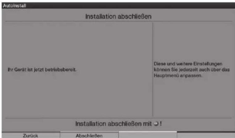 TECHNISAT HDTV 40 Plus - Terminare la procedura di installmente guidata - 1
