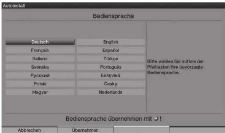 TECHNISAT HDTV 40 Plus - Langue d'interface - 1
