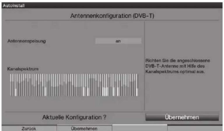 TECHNISAT HDTV 40 Plus - Paramétrage Antenne (DVB-T) - 1