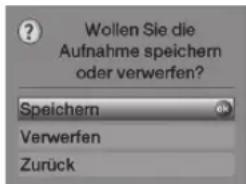 TECHNISAT HDTV 40 Plus - Stopping recording manually - 1