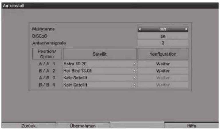 TECHNISAT HDTV 40 Plus - Konfigurasjon av antenna (DVB-S) - 2