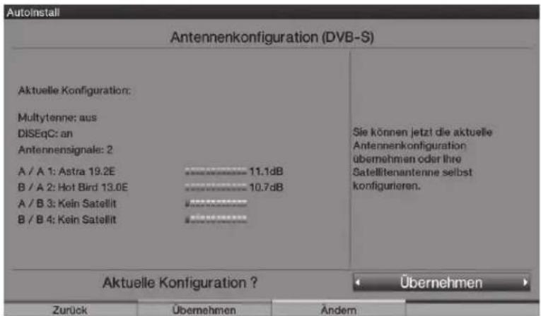 TECHNISAT HDTV 40 Plus - Antennkonfiguration (DVB-S) - 1