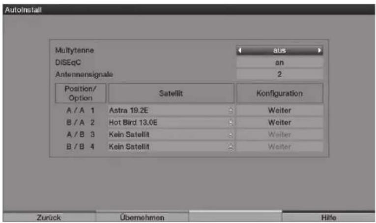 TECHNISAT HDTV 40 Plus - Antennkonfiguration (DVB-S) - 2