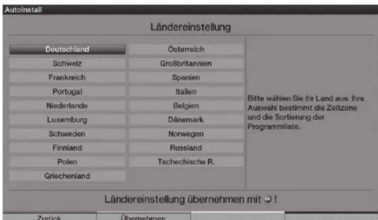TECHNISAT HDTV 40 Plus - Landinstelling - 1