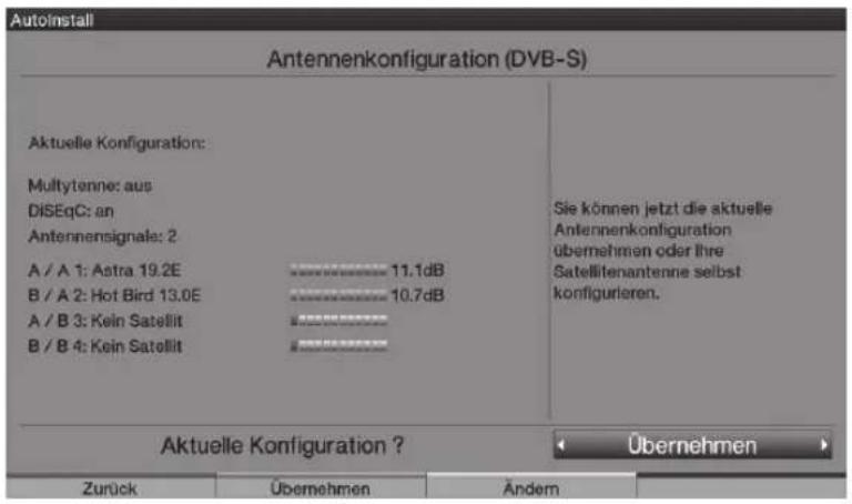 TECHNISAT HDTV 40 Plus - Antennin konfigurointi (DVB-S) - 1