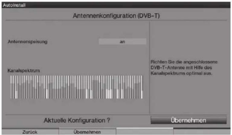 TECHNISAT HDTV 46 - Antenna beállításai (DVB-T) - 1