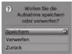 TECHNISAT HDTV 46 - Stopping recording manually - 1