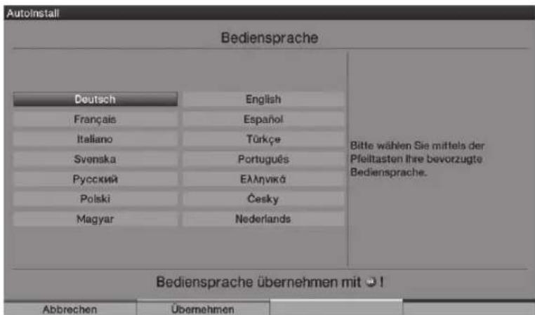 TECHNISAT HDTV 46 - Operating language - 1