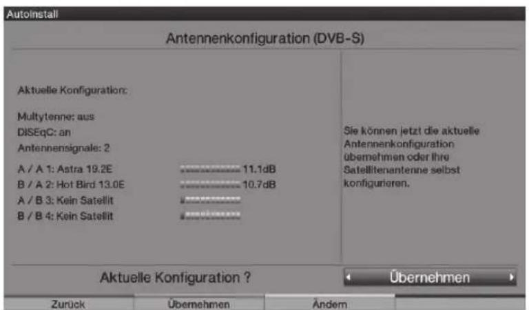 TECHNISAT HDTV 46 - Antenneconfiguratie (DVB-S) - 1