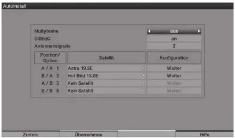 TECHNISAT HDTV 46 - Konfiguracja anteny (DVB-S) - 2