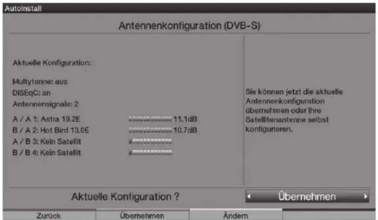 TECHNISAT HDTV 46 - Διαμόρφωση κεραίας (DVB-S) - 1