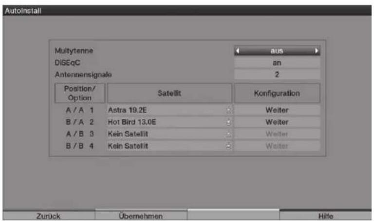 TECHNISAT HDTV 46 - Configuration antenne (DVB-S) - 2