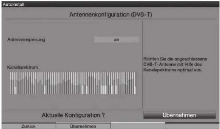TECHNISAT HDTV 46 - Настройки антенны (DVB-T) - 1