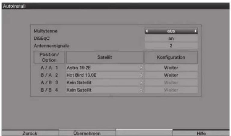 TECHNISAT HDTV 46 - Konfigurace antény (DVB-S) - 2