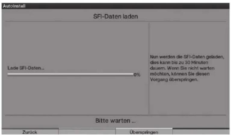 TECHNISAT HDTV 32 Plus - Descarga e los datos "SFI+ - 1