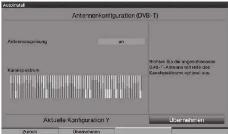 TECHNISAT HDTV 32 Plus - Configuración de la antenna (DVB-T) - 1