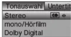 TECHNISAT HDTV 32 Plus - Más nyelv/hang kivalasztasa - 1