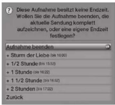 TECHNISAT HDTV 32 Plus - Automatyczne zatrzymywanie nagrania - 1