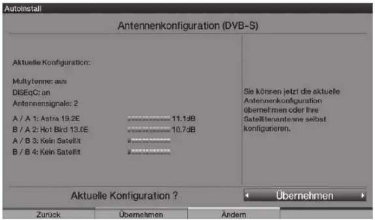 TECHNISAT HDTV 32 Plus - Konfigurasjon av antenna (DVB-S) - 1