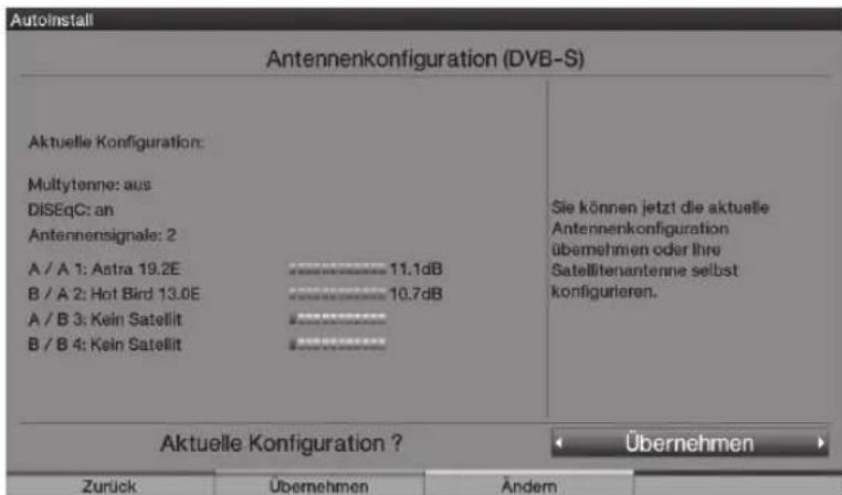 TECHNISAT HDTV 32 Plus - Konfigurace antény (DVB-S) - 1
