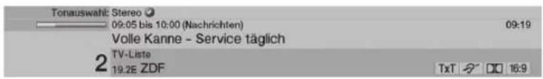TECHNISAT HDTV 32 Plus - OTo6paXeHne INΦOpMaUu O BpeMeH N pOporpaMMe/ДоПОнHtEиьХСБeDEHn O npOporpaMMe - 1