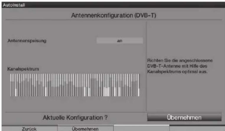 TECHNISAT HDTV 32 Plus - Nastavení antény (DVB-T) - 1