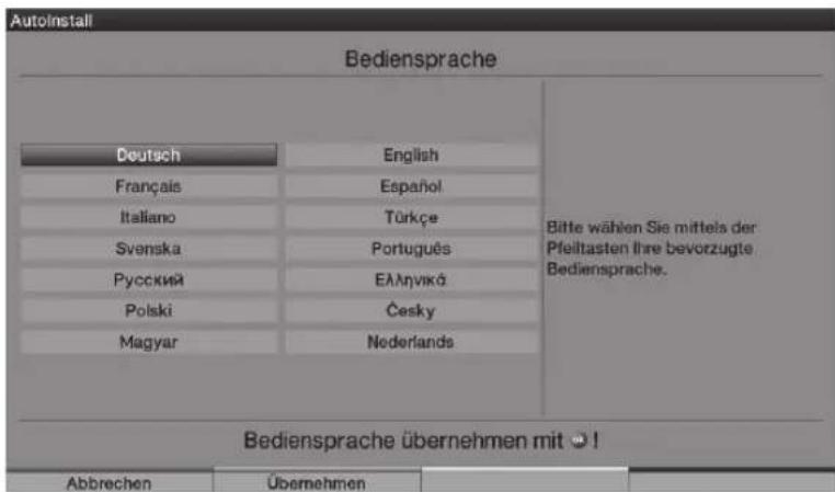 TECHNISAT HDTV 32 Plus - Idioma del usuario - 1