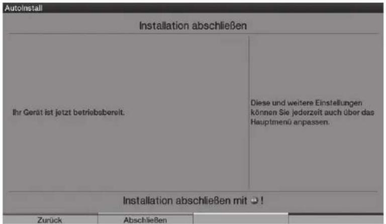 TECHNISAT HDTV 32 Plus - Salir del asistente de instalación - 1