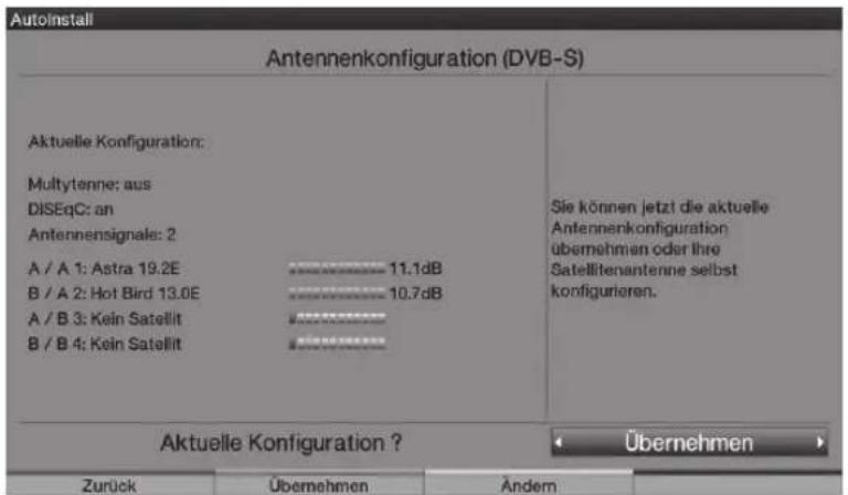 TECHNISAT HDTV 32 Plus - Antennkonfiguration (DVB-S) - 1
