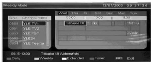 Ricatech RLEDTV24 - Weekly Mode (Wekelijkse Modus): - 1